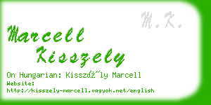 marcell kisszely business card
